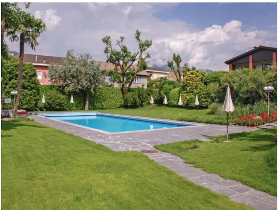 Ascona: Residenza Sabrina,App 2.5 Locali E Piscina Apartment Exterior photo